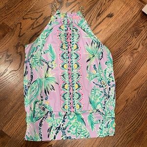 Lilly Pulitzer Bowen Lilac Halter Top